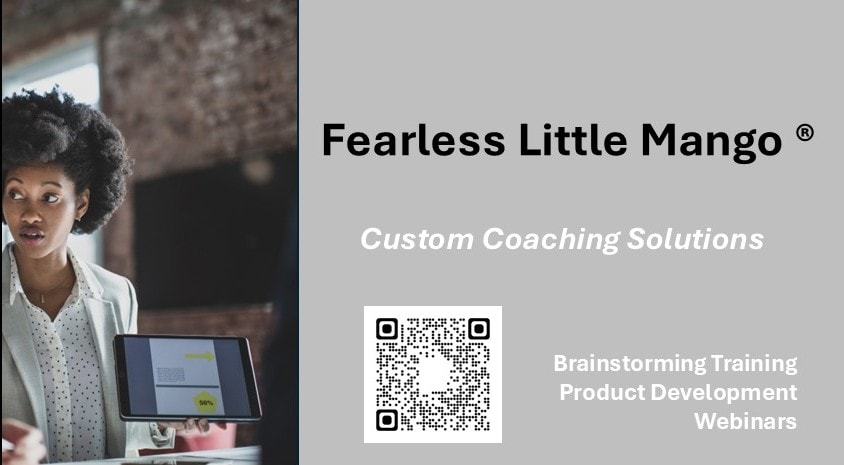 Fearless Little Mango branding